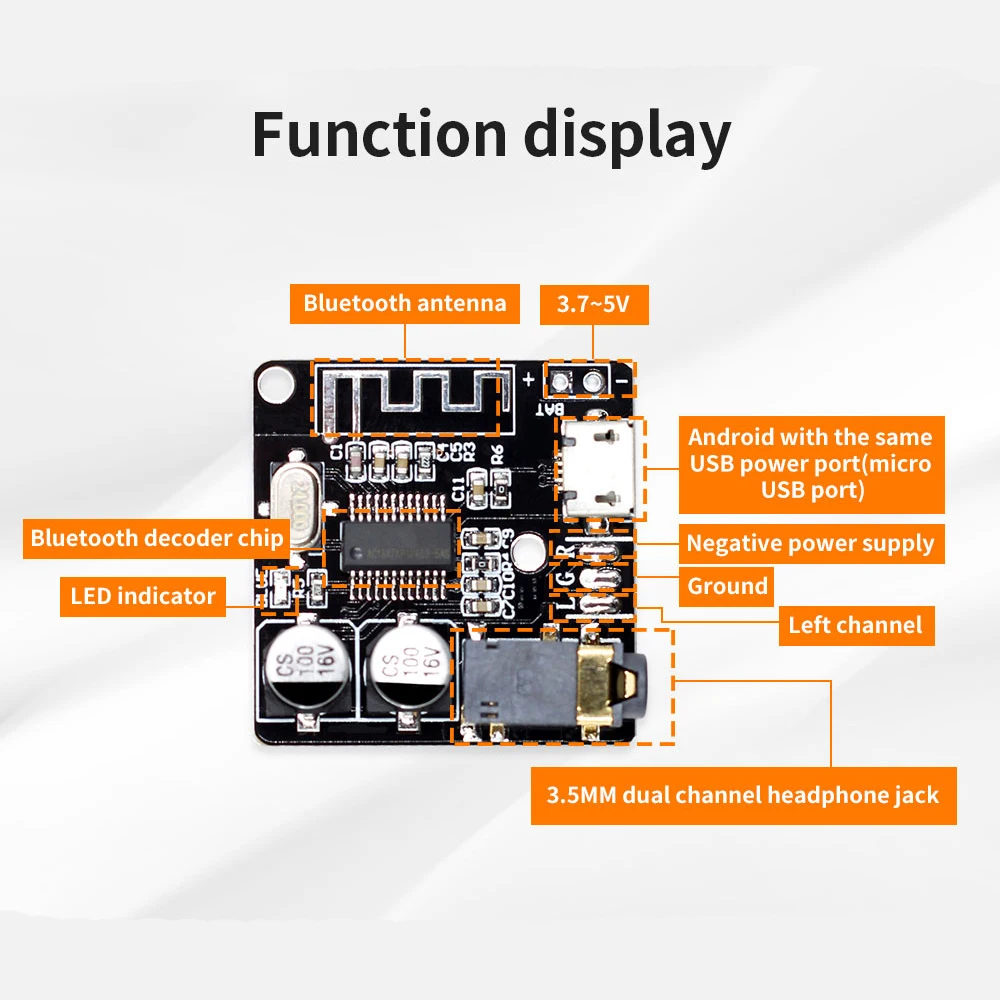 VHM 314 V2 V3 MP3 Bluetooth 4 1 5 0 декодер плата без потерь автомобильный динамик аудио
