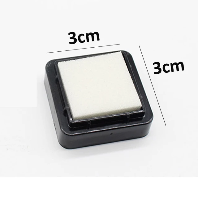 20pcs/lot 3x3cm Square white ink pad vacancy Ink Pad Rubber Clear Stamps  achtergrond DIY scrapbooking Craft Decoration - AliExpress