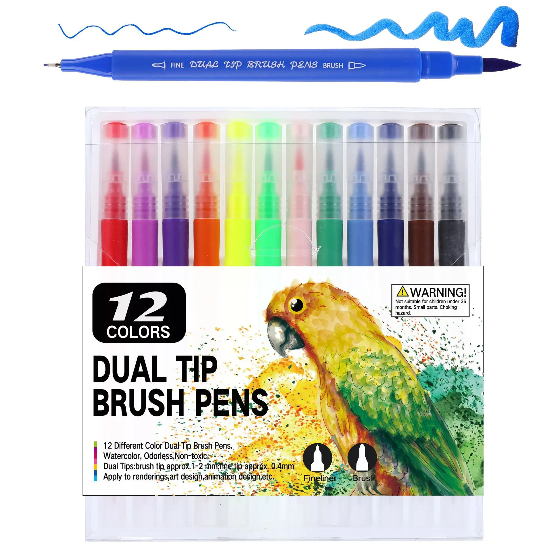 Juego de bolígrafos de Gel de colores para niños y adultos, bolígrafos de  Gel con punta de purpurina, bolsa de lona, libros para colorear, 12/24, 100