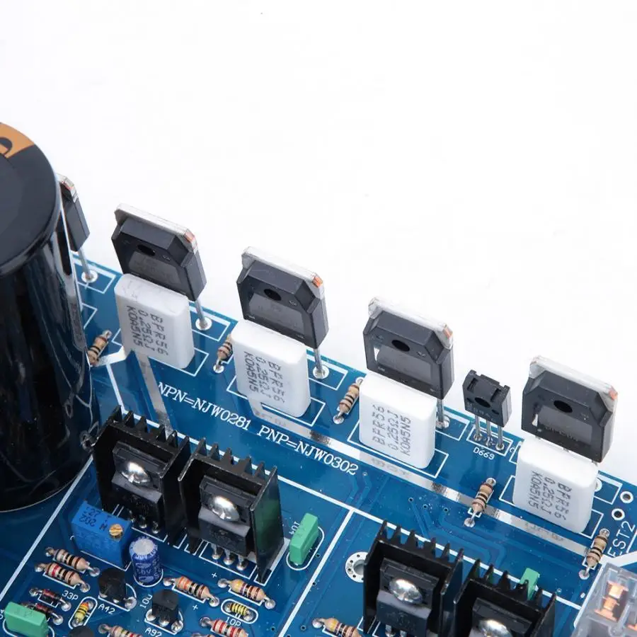 Socket Panel NJW0281 NJW0302 A4 Fully Symmetric Double Differential Power Amp Board High Power 300W+300W Most Stable Dual