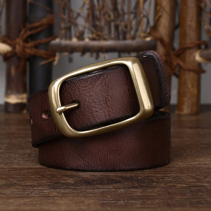 US$ 39.99 - Western Style High Quality Genuine Leather Belt Fashion Men ...