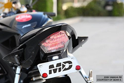 Ntegrated последовательный светодиод задние фонари прозрачный для 2008- Yamaha YZF R6