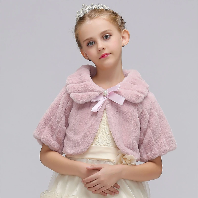

2019 Thick Autumn Winter Cloak Girls Jackets Baby Coats Clothes Kids Cape Soft Warm Coat Shawl Children Clothing Girl Outerwear
