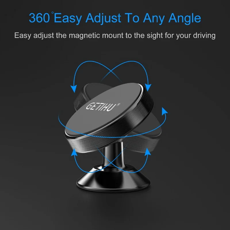 GETIHU Magnetic Car Phone Holder Magnet Smartphone Mobile Stand Cell GPS Support For iPhone 13 12 XR Xiaomi Mi Huawei Samsung LG phone stand for desk