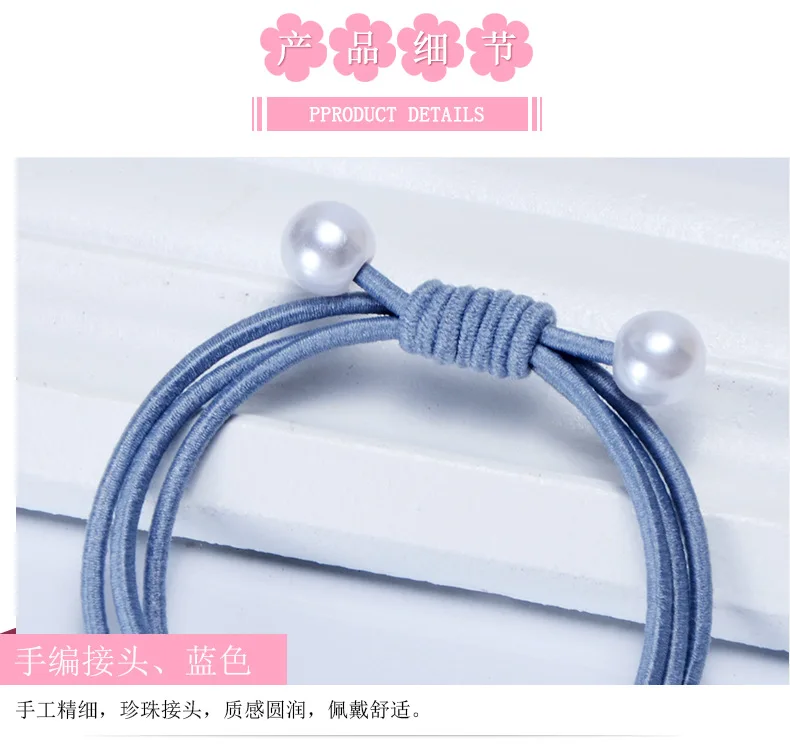 Корейский стиль для завязывания волос Hairband супер практичный женский головной убор для студентов оптовый модный жемчуг повязка на голову