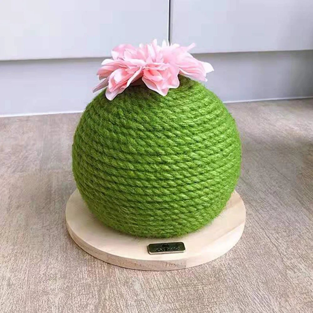 Новая Когтеточка для кошек, прикольная груша, игрушка для кошки, котенок, кактус, кошачий продукт, Когтеточка из сизаля для кошек, украшение для игры