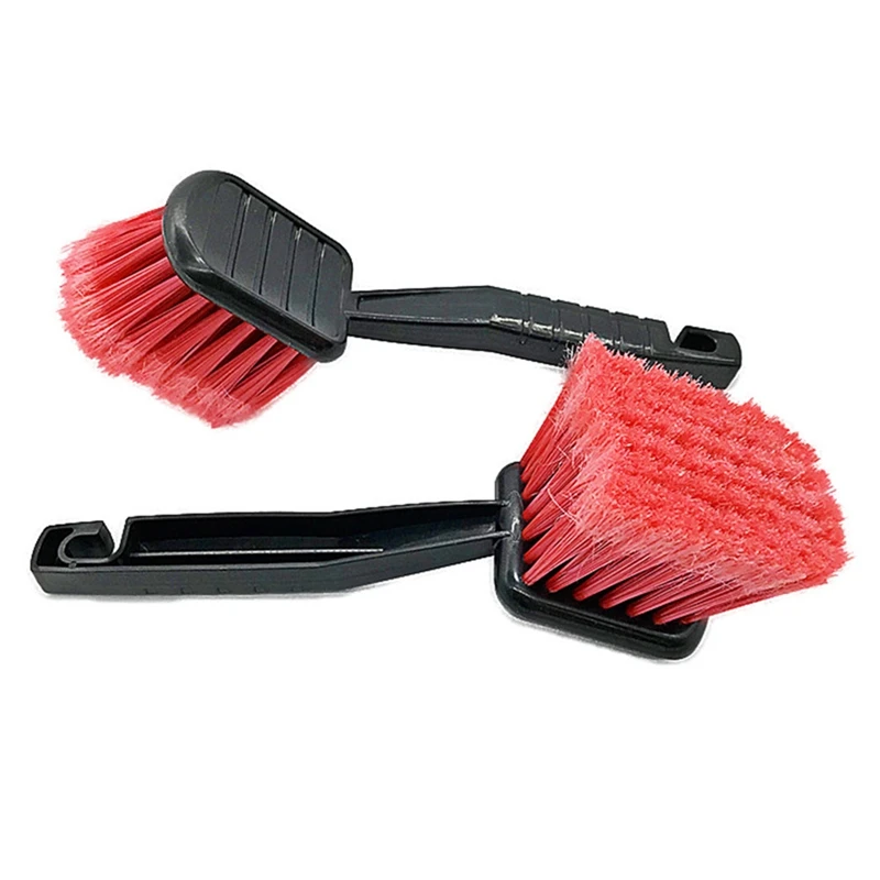Щетка для автомобильных колес, очиститель шин с черной ручкой, моющие инструменты для автодетализации, очистка мотоциклов