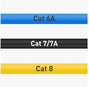 Cat 6A Cat7 Cat 8 RJ45 соединительный инструмент свободный легкий Джек Экранирование RJ45 металлический плагин для высечки поля Cat 7 Cat 8 22-24AWG