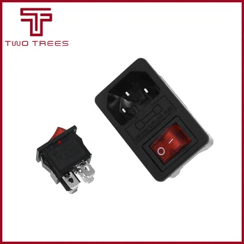 

DIY 3D Printer Accessories 220V/110V 15A Power Supply Switch Male Socket with Fuse for 3D Printer DIY 3D Printer Parts