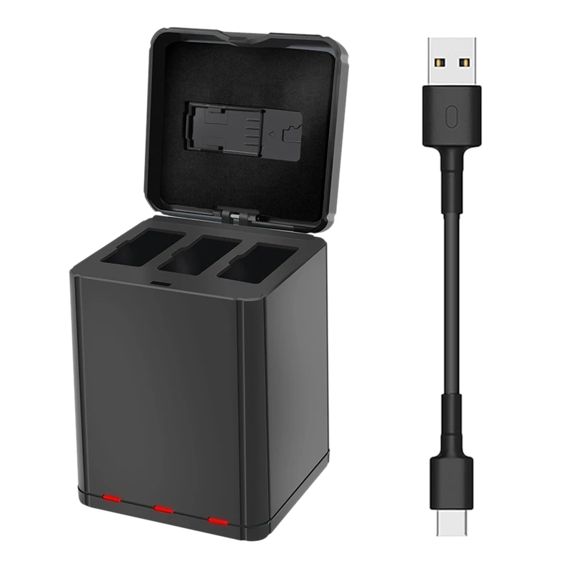 Зарядное устройство 3 в 1 с USB портом для зарядки аккумуляторов DJI Tello|Зарядные