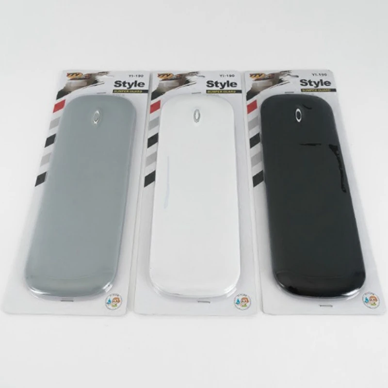 2pcs Universal Car Bumper Protector Guard Pad Protective Bumper Styling Mouldings Scratch Sticker Protection
