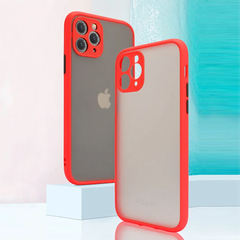 Для iphone xr телефон оболочки матовые 11pro объектив Защита глаз анти-падение iphone 11 чехол телефон оболочки точное отверстие