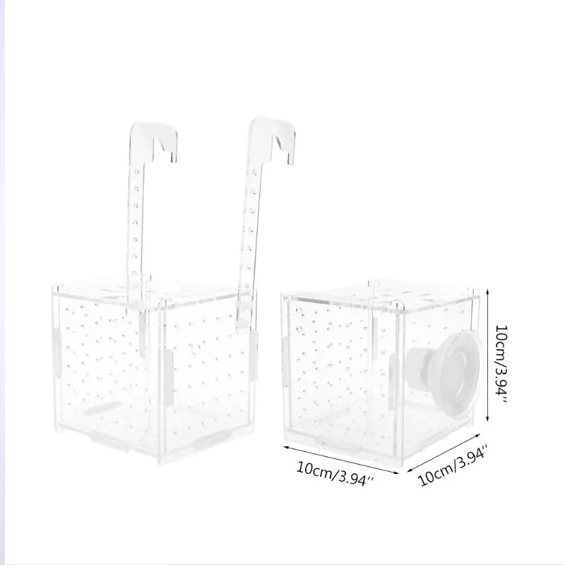 Aquarium Fish Breeding Isolation Box for Baby Fish Hatchery Incubator Cage With Sucker Hook