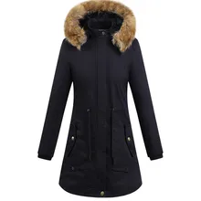 Женская зимняя куртка и пальто, теплая толстая верхняя одежда, пальто с капюшоном, хлопковая стеганая куртка размера плюс, русская зимняя куртка s для женщин