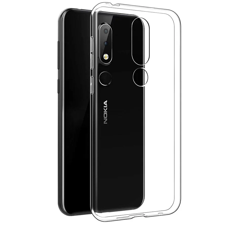 Силиконовый чехол из ТПУ для Nokia 9 PureView 8 7 Plus чехол для Nokia 8,1 Прозрачный чехол для Nokia 6,1 плюс 3,2 4,2 2,2X71