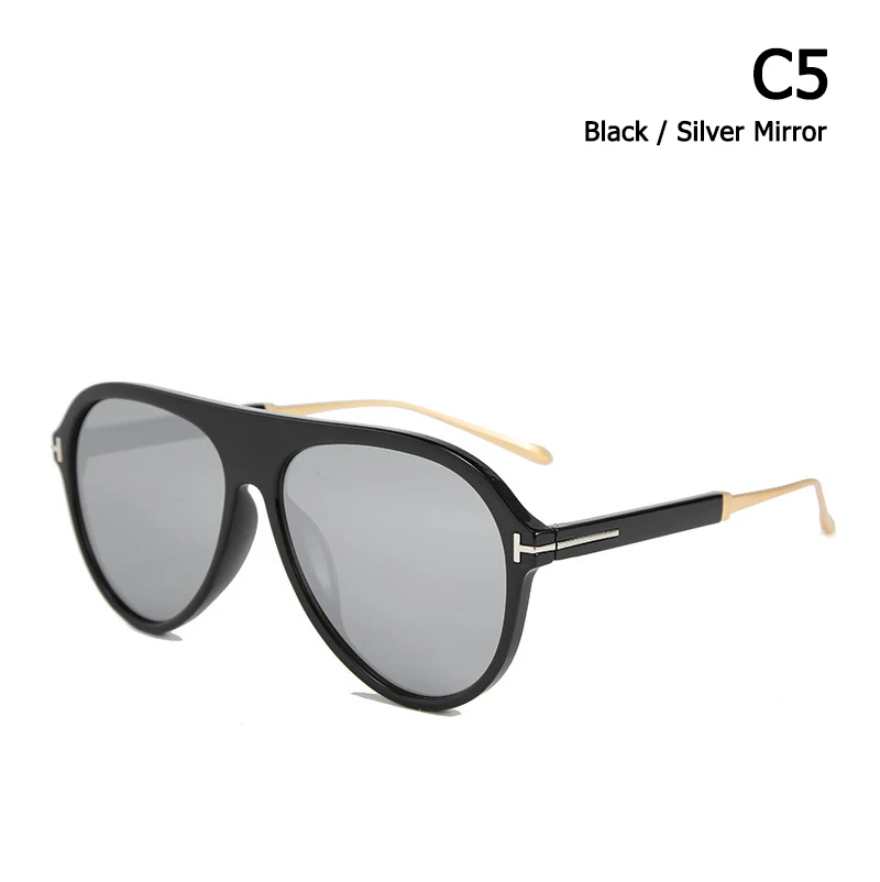 JackJad,, модные, классические, в стиле Николай, Т-образные, металлические солнцезащитные очки для мужчин и женщин, Ретро стиль, фирменный дизайн, солнцезащитные очки, Oculos De Sol 2122 - Цвет линз: C5
