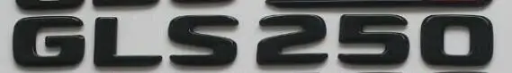 Черный глянец эмблемы для Mercedes X166 GLS63 GLS63s AMG GLS400 GLS500 4matic - Цвет: Gloss Black