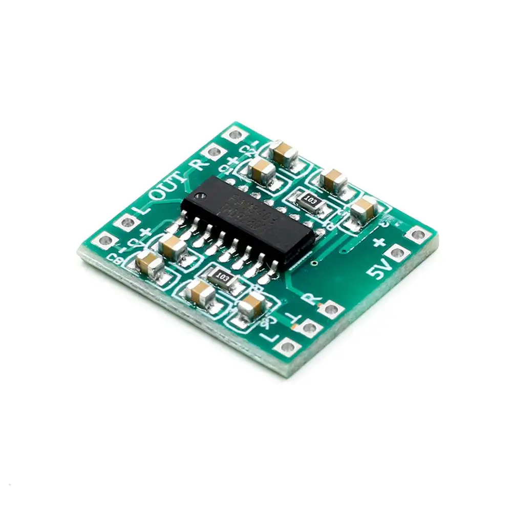 Плата усилителя PAM8403 Super Mini 2*3 Вт класс D 2 5 в В мощности эффективная|Интегральные