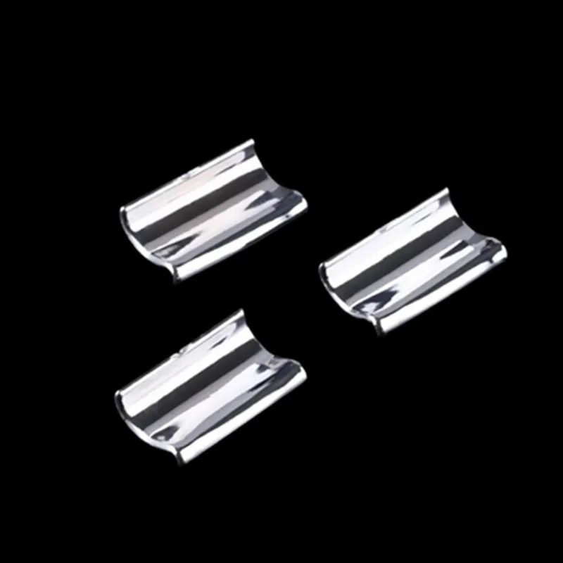 

Car Styling Window Lifting Switch Button Sticker ABS Chrome Trim Door Cover Interior For Benz smart fortwo smart forfour 3pcs