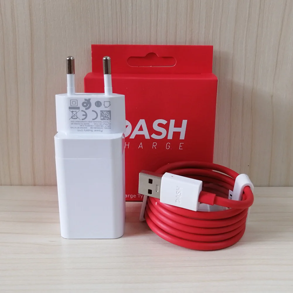 EU Charger and Cable Oneplus Dash Зарядное устройство 5V4A для One plus 6 5/5 T/3/3T тире зарядный адаптер 100 см круглый Dash USB зарядка Тип C кабель - Тип штекера: EU Charger and Cable