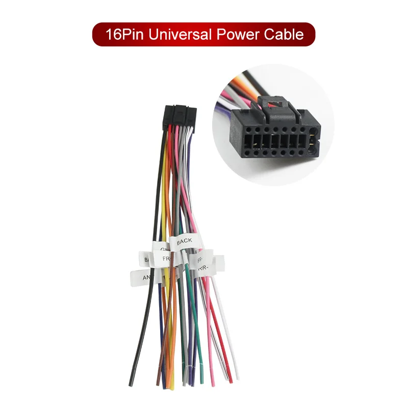 NaviFly 7862 Series Microphone CAN IN 4G GPS USB ANTENNA RCA Cable Car Radio Accessory Cable Navigation Multimedia Accessories