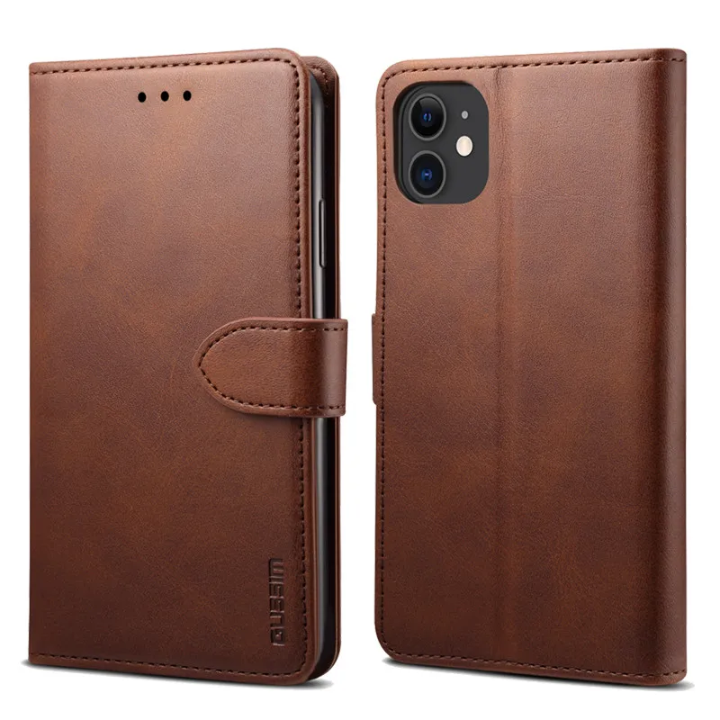 Кожаный чехол для iPhone 11 Pro Max XS Max XR X 8 7 6 6S Plus откидной Чехол-бумажник для samsung S10 S9 S8 Plus S10E Note 10 9 8 чехол s