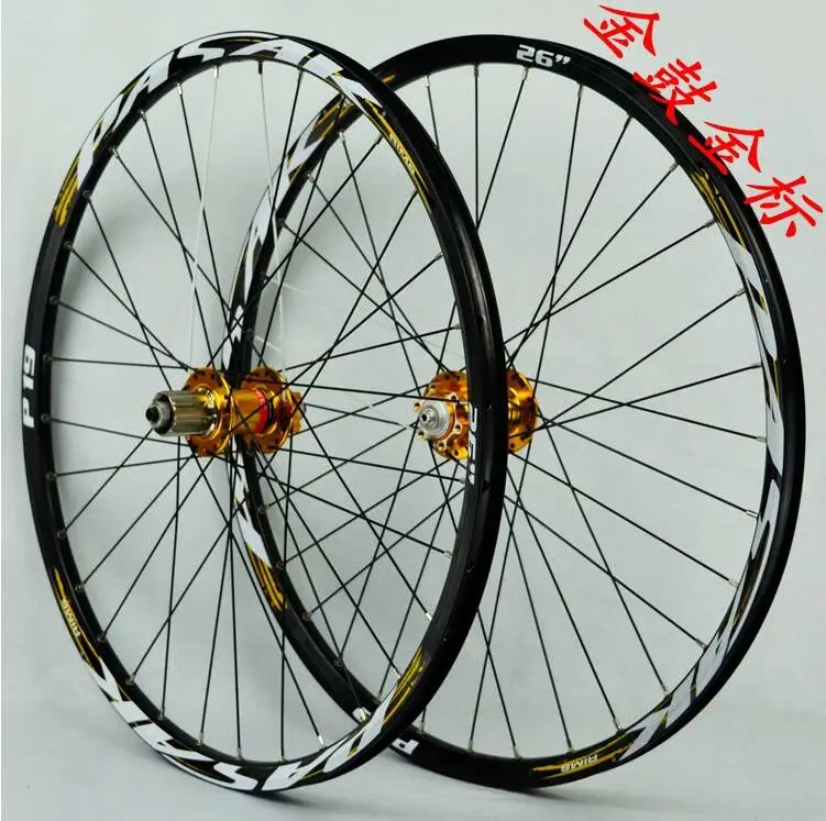 27.5gold hub gold Пасак MTB горный велосипед NOVATEC концентратор 26/27. 5/29 дюймов колесная герметичный подшипник колеса комплект колесо велосипеда дисковые тормоза из сплава 32 отверстия обода - Цвет: 27.5gold hub gold