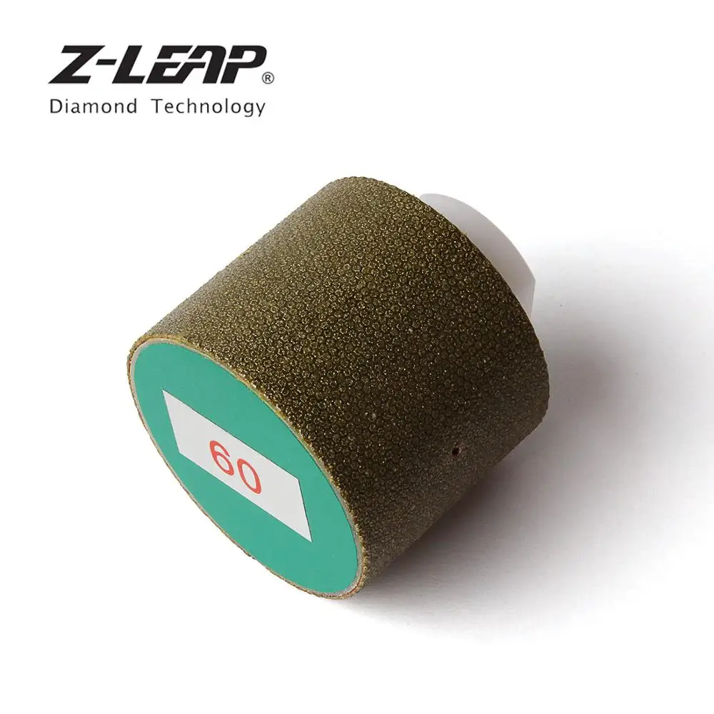 Z-LEAP " 5 шт./компл. алмазные барабан Мокрый Применение гальваническим шлифовальный инструмент Гранит Мрамор бетона Стекло Применение Фул абразивное колесо