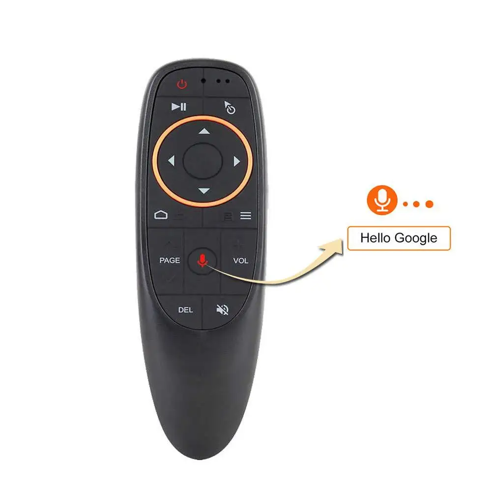 

G10 Voice Air Mouse Remote Control 2.4G Wireless Somatosensory Mouse Android Box Universal Google Voice Assistant