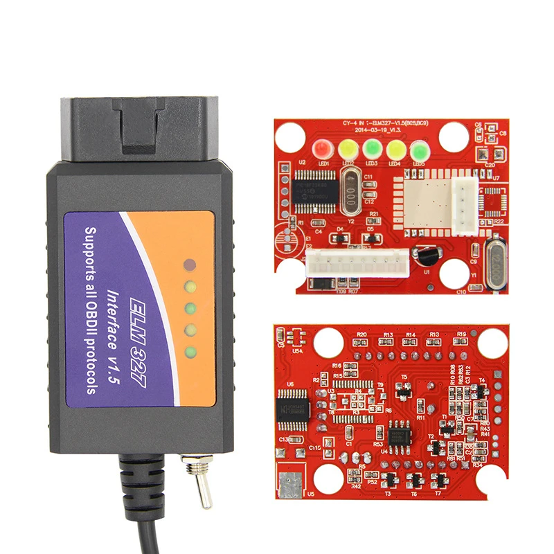 Новый автомобильный диагностический инструмент ELM327 USB OBD2 интерфейс OBDII CAN-BUS