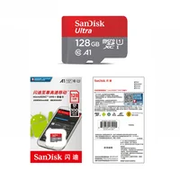 SanDisk Ultra Micro SD 128GB 64GB Class10 SD 卡 200GB 存儲卡 256GB 400GB Microsd TF 閃存卡 32GB 16GB Micro SD 卡 1