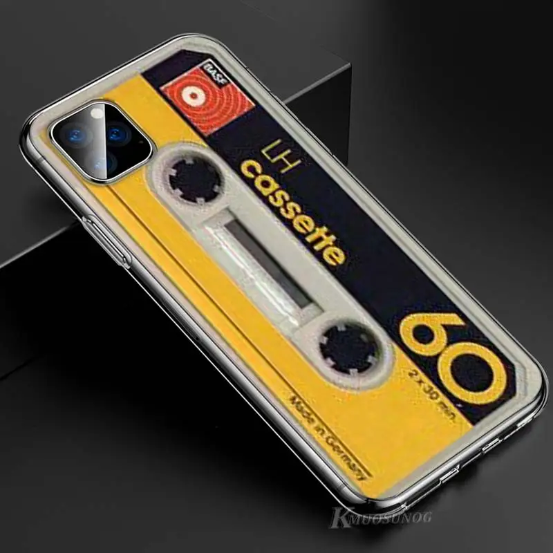 Style 06 Прозрачный ТПУ чехол Классическая старая кассета для iPhone 11 11Pro XS MAX XR X 8 7 6S 6 Plus 5S чехол для телефона - Цвет: Style 06