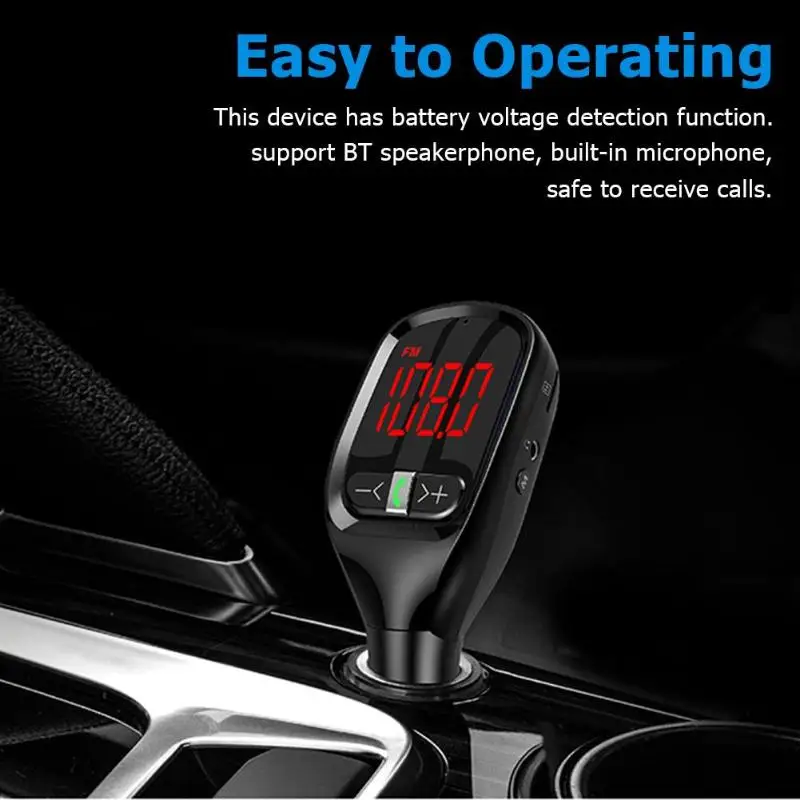 5V 3.1A Мини Авто USB зарядное устройство/ЖК-дисплей G11S fm-передатчик/Bluetooth 4,2 mp3-плеер/бесплатные телефонные звонки