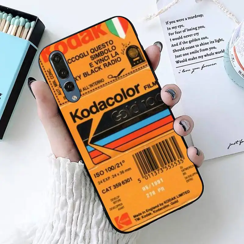 FHNBLJ Japanese brand film Fashion Soft Kodak black Phone Case Hull for huawei P8 P9 p10 p20 P30 P40 pro lite psmart 2019