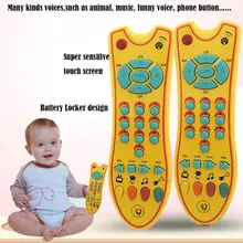 Música de juguetes para bebés Teléfono Móvil TV Control remoto juguetes educativos temprano números eléctricos juguete de máquina de aprendizaje remoto regalo para bebé