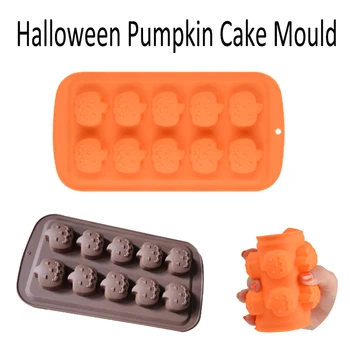 

Silicone Chocolate Mold Chocolate Baking Tools Non-stick Silicone Cake Mold Jelly Candy Mould DIY Halloween Pumpkin Mould