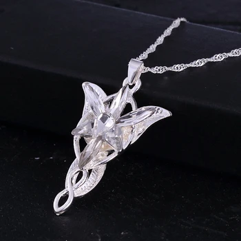 

Fashion The Lord of the Rin gs Necklace Evening Star Pendant Necklace Crystal Twilight Star Pendant Necklace Women Jewelry