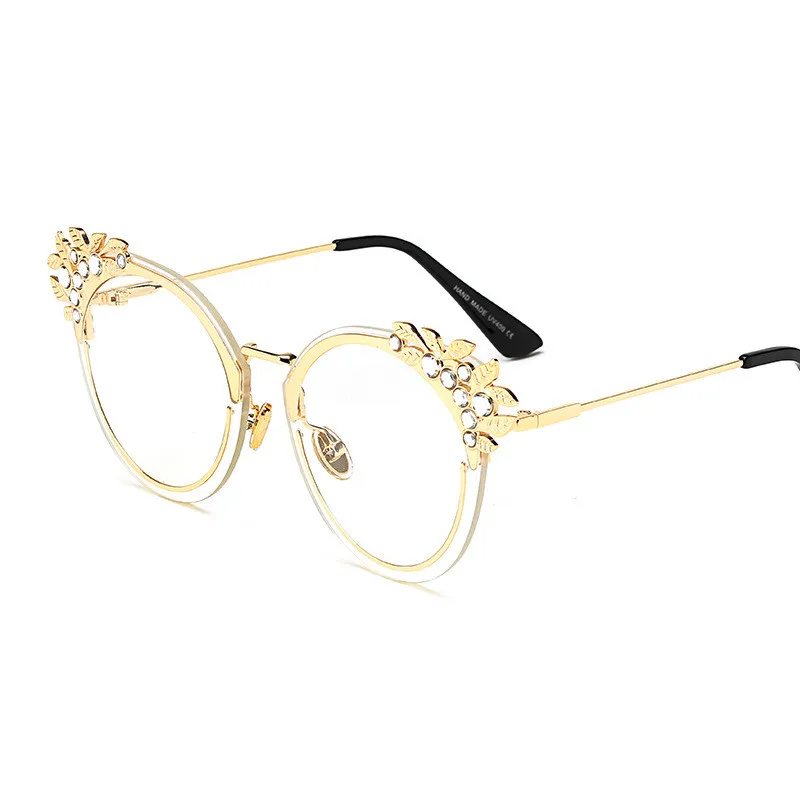 Hot selling Women Sunglasses brand fashion diamond glasses femalefashion sunglasses