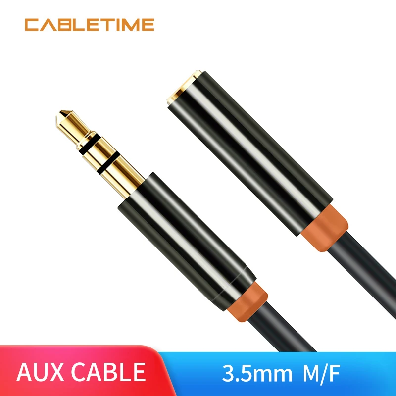 Кабель-удлинитель CABLETIME N30 со штекером 3 5 мм и разъемом (1/8 дюйма) | Электроника