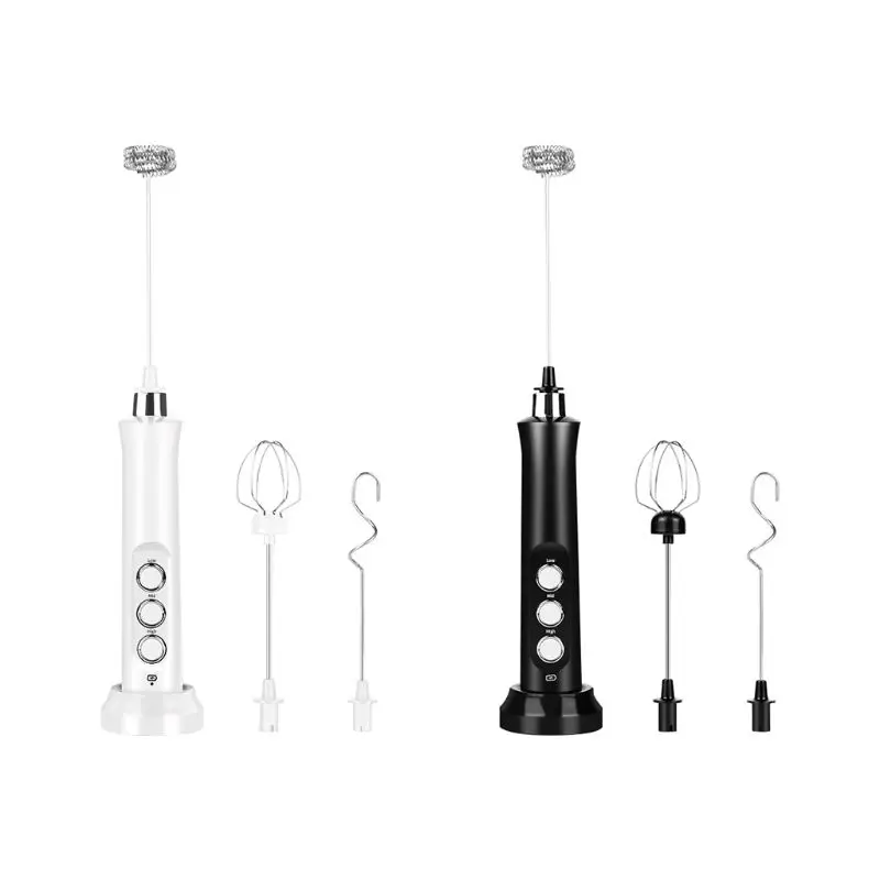 

Multifunction Kitchen Mini Electric Handle Egg Beater Tool Rotatable Whisk Shake A0NC