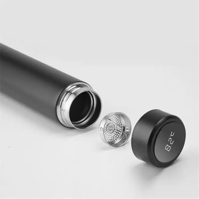 500ml Stainless Steel Thermal Vacuum Mug Temperature Display Touch Coffee Cup