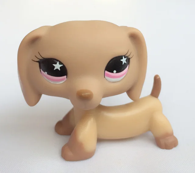 Rare littlest pet shop lps toys dog collection cute littlest sausage old original animal figure kids Christmas gifts 7