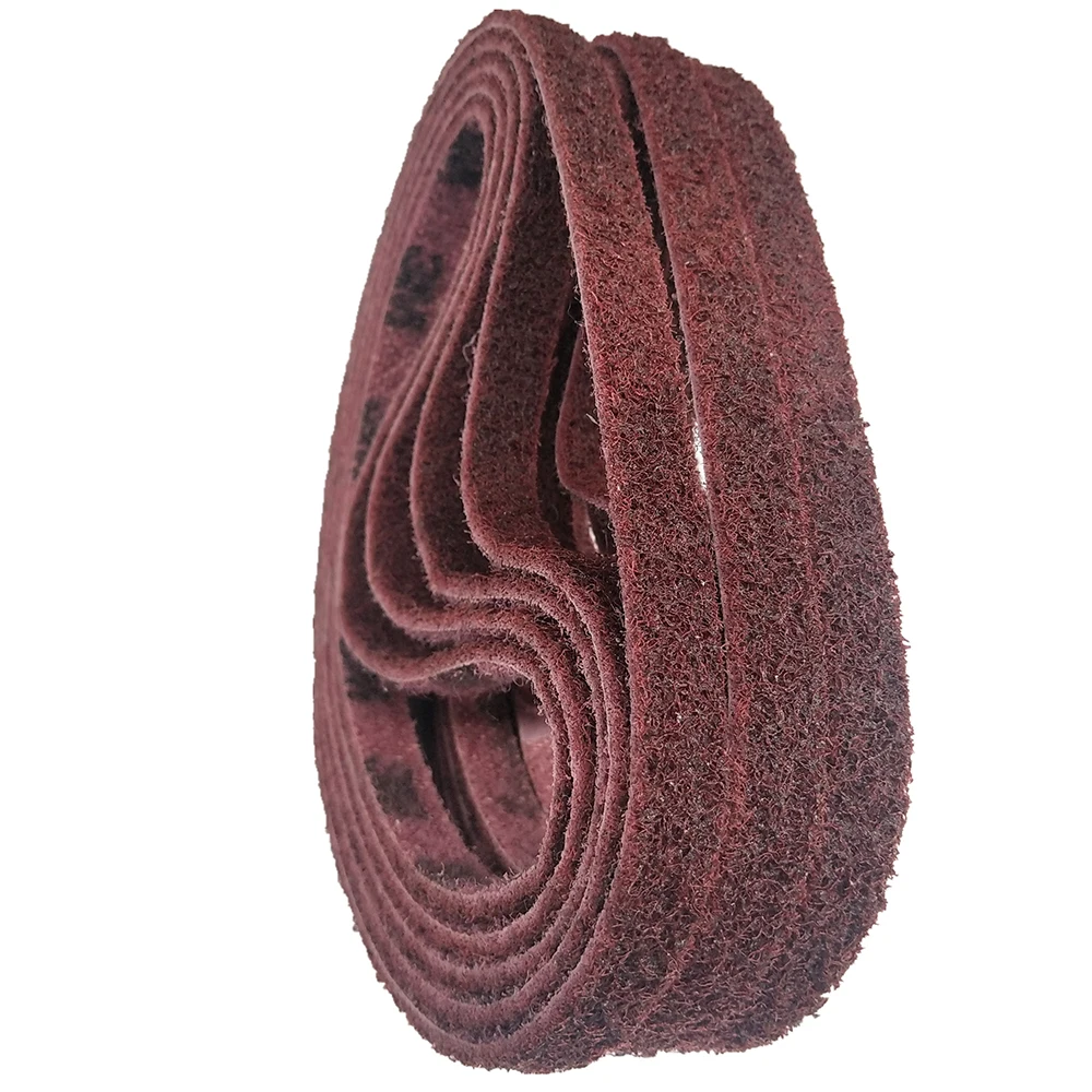 

Hot New 10 PCS 520 x 15mm 600/400/240/150 Grits Polishing Nylon Belt Sand Belt for Stainless Steel Wood Polishing Deburring