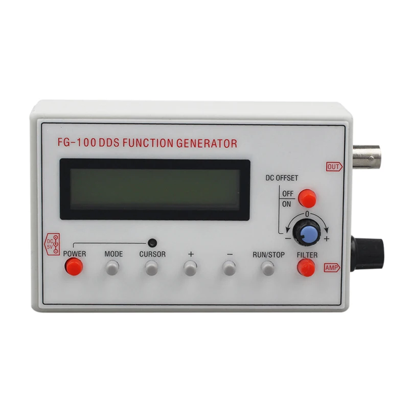 Горячая FG-100 DDS функция генератор сигналов FG 100 DDSFrequency счетчик 1 Гц-500 кГц