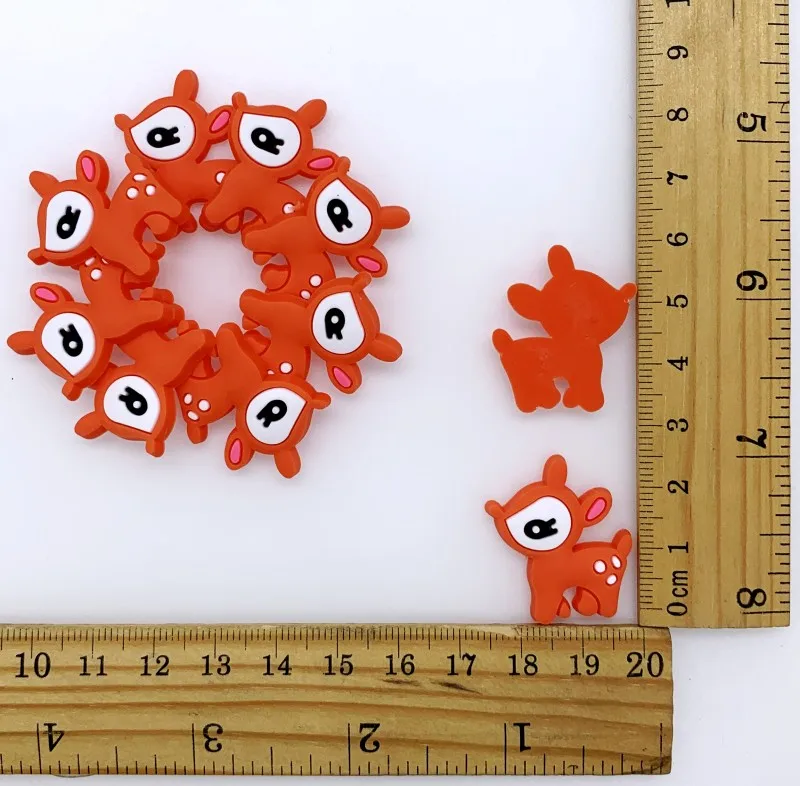 10 pcs DIY Soft Flatback Deer/Owl/Frog/Dog/Elephant Mini Cute Animals Accessory Fit Stitching Bag/Pencil Box/Garment/Shirts |
