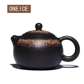 

Yixing Purply Clay Tea Teapot Chinese Kongfu Pots Raw Ore Mud About 240ml