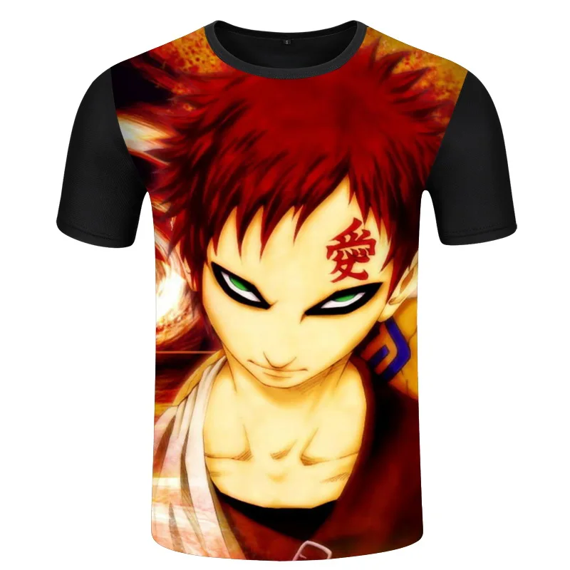 men women Summer Street Hipster 3D T shirt Fashion Cartoon tshirts Classic Anime Naruto t shirts Uzumaki Naruto tees shirts - Цвет: 5