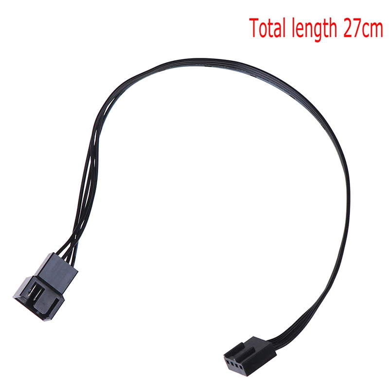 27cm Motherboard 4Pin Female to PWM Fan 4Pin Male Power Adapter Splitter Extension Cable Wire Cord Fan Cable High Quality