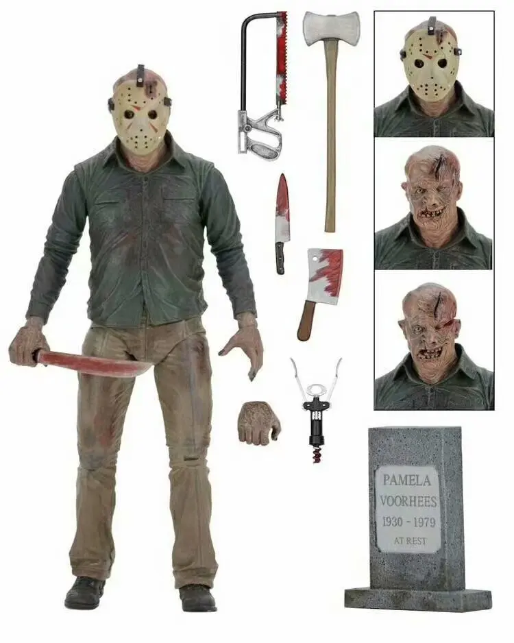 Экшн фигурка Джейсона вурхиса из ПВХ 18 см NECA Черная пятница 13 я часть 3|Игровые