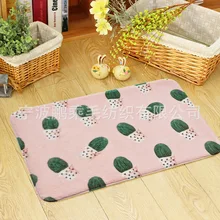 Кактус серия маленький коврик крутая Мода дверь вход Противоскользящий коврик Ванная комната водопоглощающий